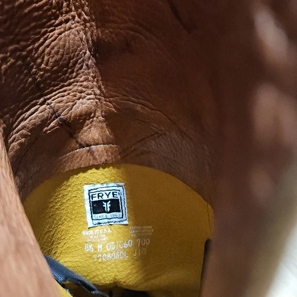 Vintage Frye Campus OTK 14L Boots 8.5 Gorgeous Cognac Patina 😍 - Picture 11 of 11